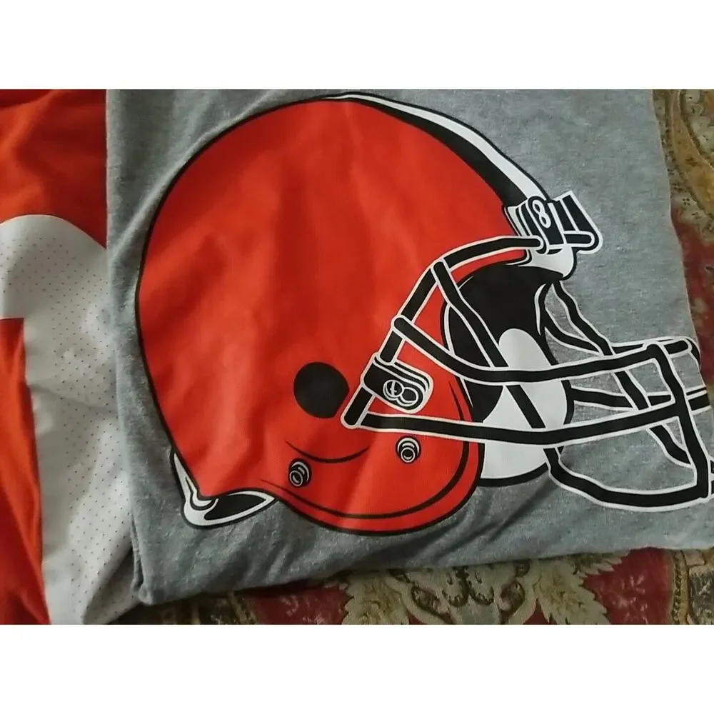 Mens Nike Dri Fit Cleveland Browns Short Sleeve T-Shirt Lot Of Three Size Larges
